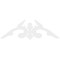Ekena Millwork Pitch Milton Architectural Grade PVC Gable Pediment, 72"W x 27"H x 1"P (9/12) GPP072X027X100MIL - alternate 2